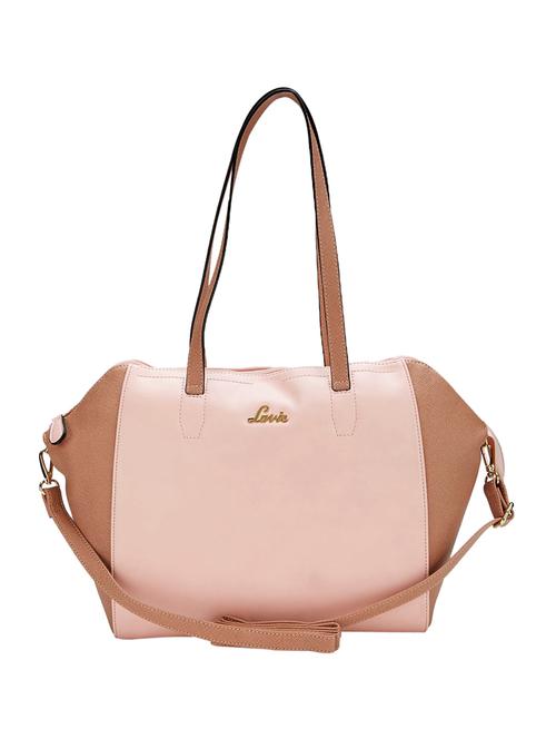 pink leatherette regular handbag - 14540059 - Very Small Image - 1