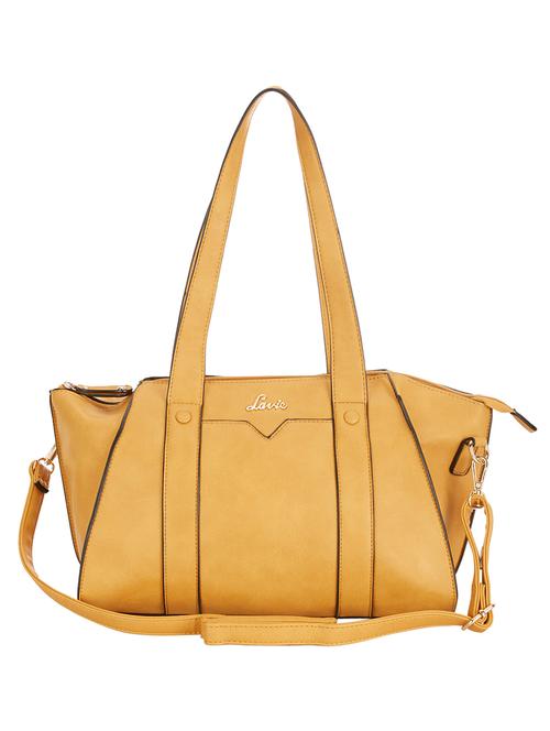 beige leatherette handbag - 14540074 - Very Small Image - 1