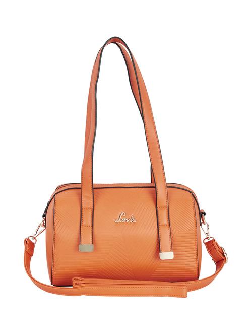 orange leatherette handbag - 14540079 - Very Small Image - 1