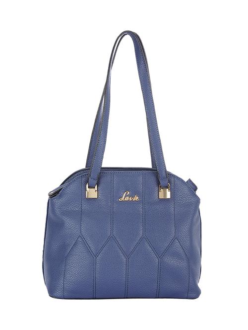 blue leatherette regular handbag - 14540093 - Very Small Image - 1