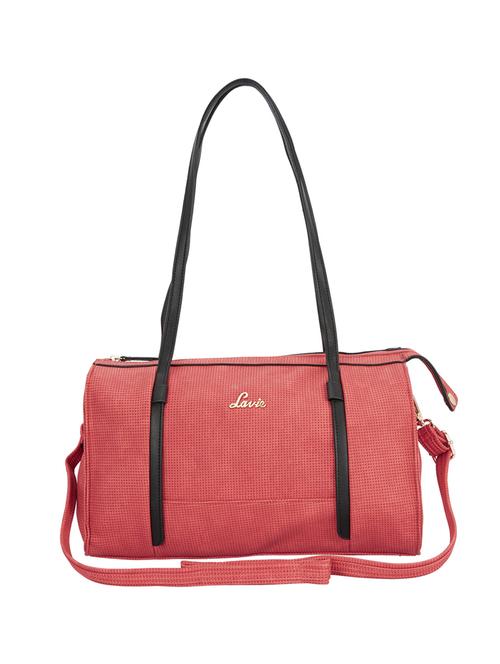 red leatherette handbag - 14540096 - Very Small Image - 1