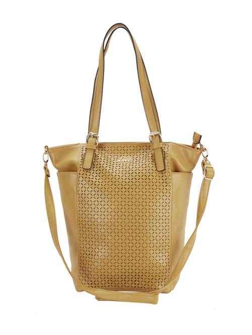 brown leatherette regular handbag - 14540118 - Very Small Image - 1