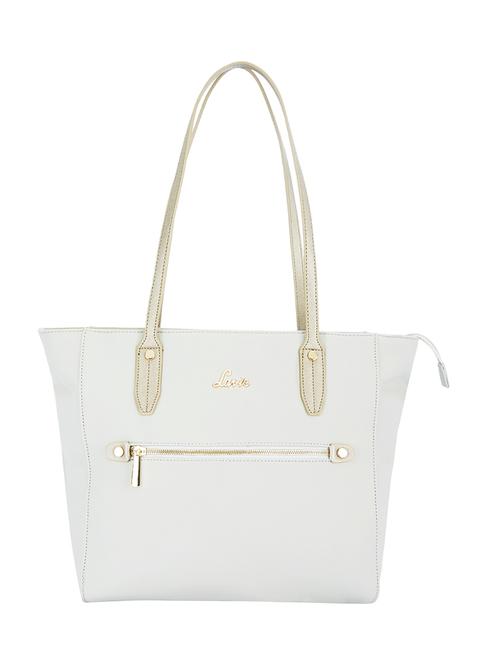 white leatherette regular handbag - 14540126 - Very Small Image - 1