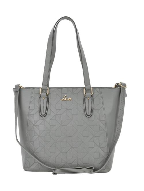 grey leatherette regular handbag - 14540144 - Very Small Image - 1