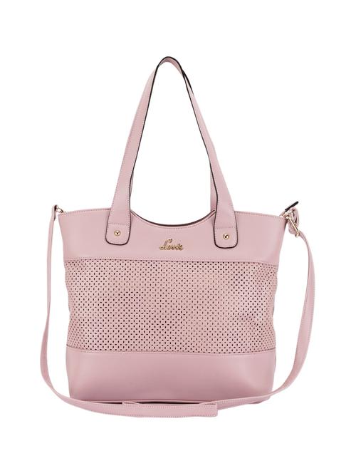 pink leatherette regular handbag - 14540154 - Very Small Image - 1