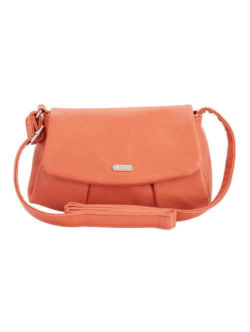 orange leatherette regular sling bag - 14540164 - Very Small Image - 1