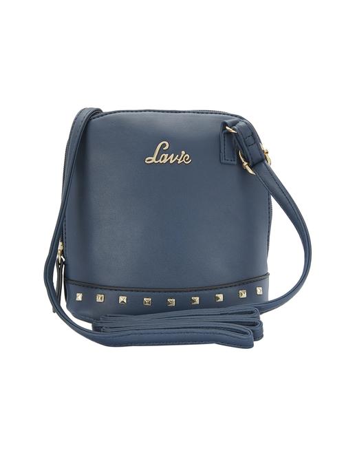 blue leatherette regular sling bag - 14540177 - Very Small Image - 1