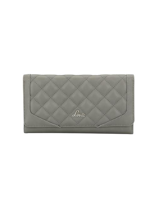 grey leatherette wallet - 14540238 - Very Small Image - 1