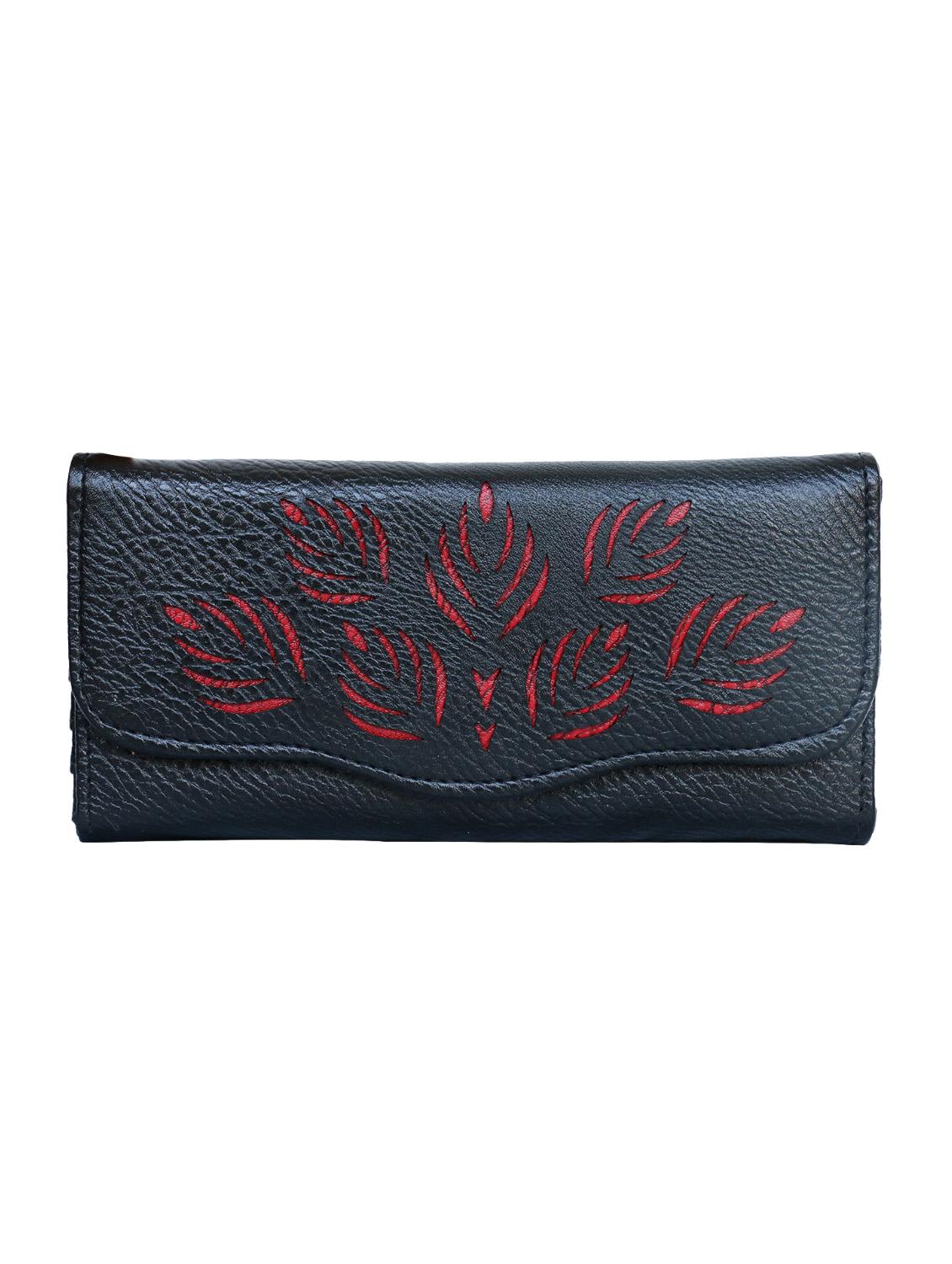black leatherette regular clutch - 14540591 - Zoom Image - 1
