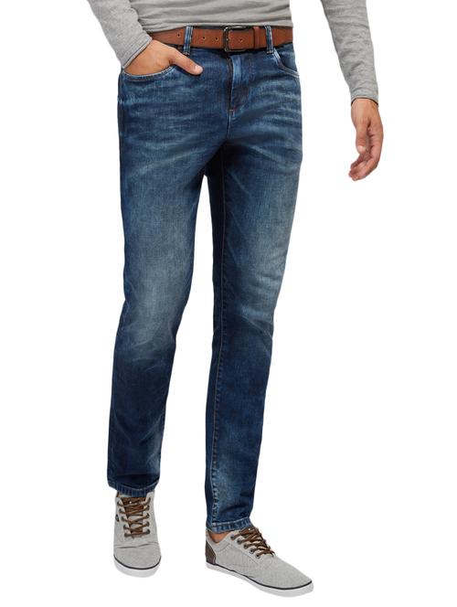 blue cotton washed jeans - 14541151 - Very Small Image - 1