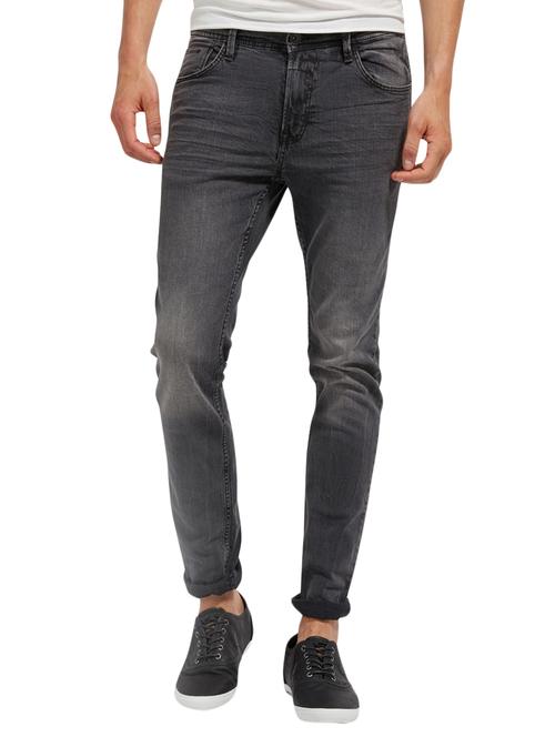 grey cotton washed jeans - 14541152 - Very Small Image - 1