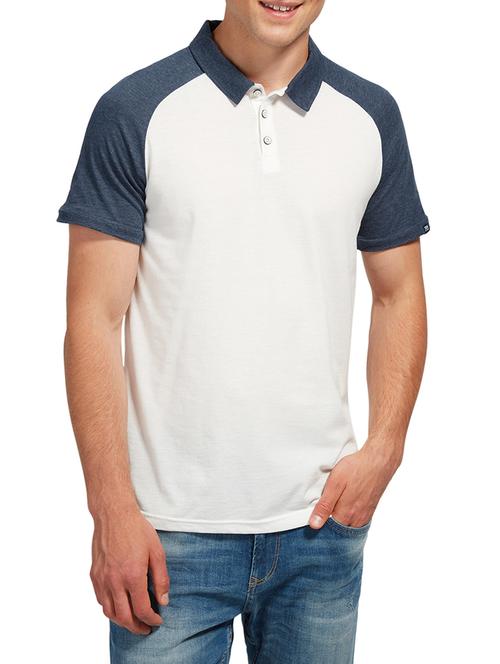 white cotton raglan tshirt - 14541215 - Very Small Image - 1