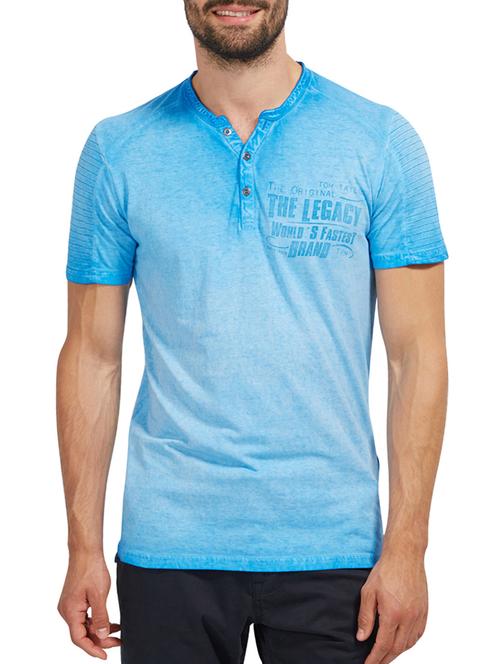 blue cotton raglan tshirt - 14541223 - Very Small Image - 1