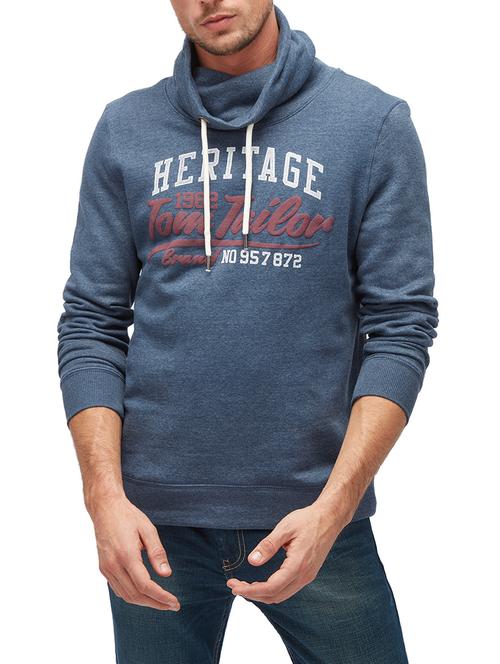 blue cotton chest print sweatshirt - 14541319 - Very Small Image - 1