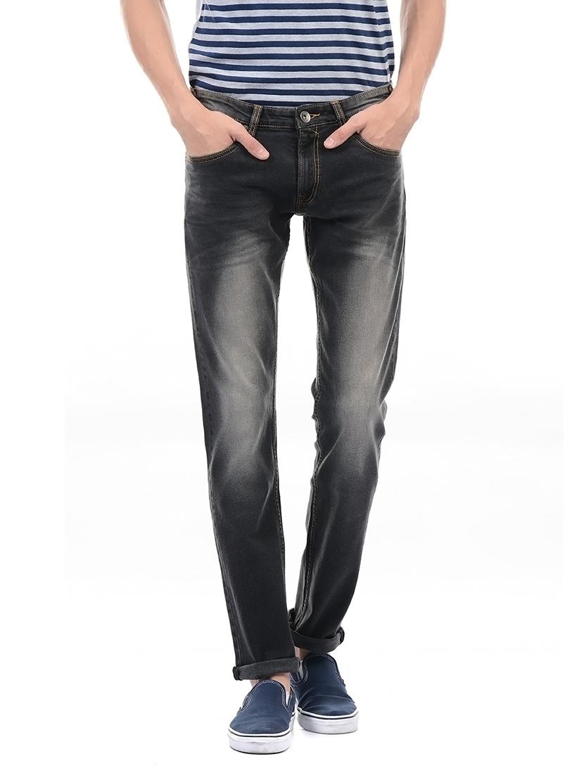 grey cotton washed jeans - 14542146 - Zoom Image - 1