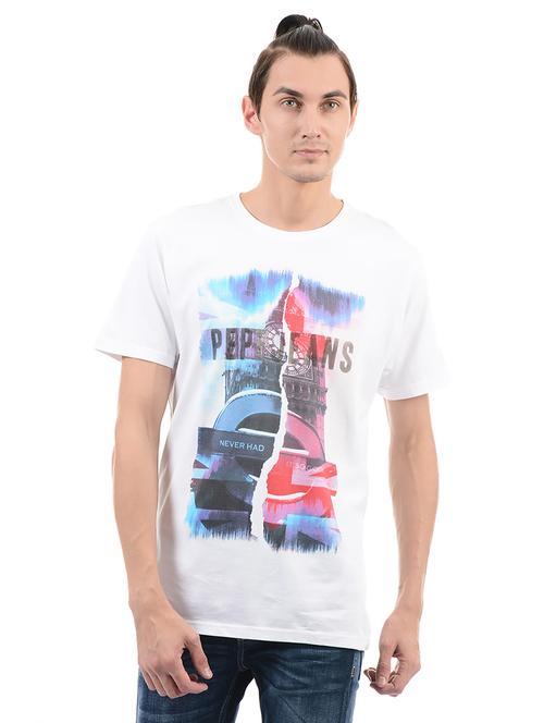 white cotton t-shirt - 14542150 - Very Small Image - 1