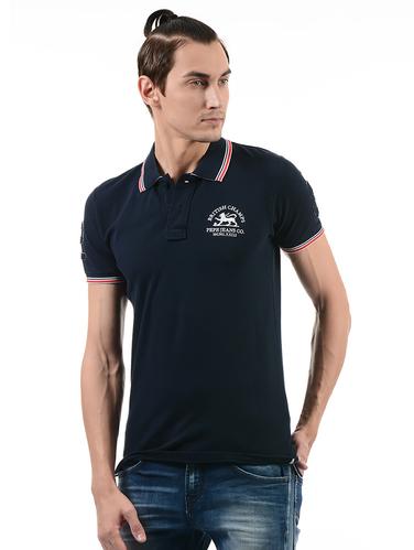 navy blue cotton t-shirt - 14542154 - Very Small Image - 1