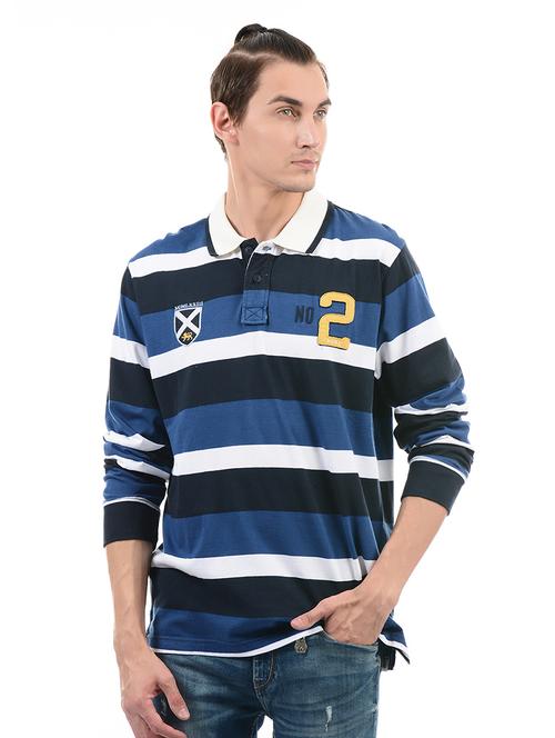 blue cotton t-shirt - 14542157 - Very Small Image - 1