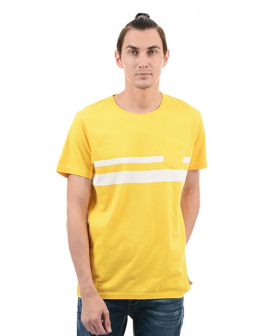 yellow cotton t-shirt - 14542160 - Very Small Image - 1
