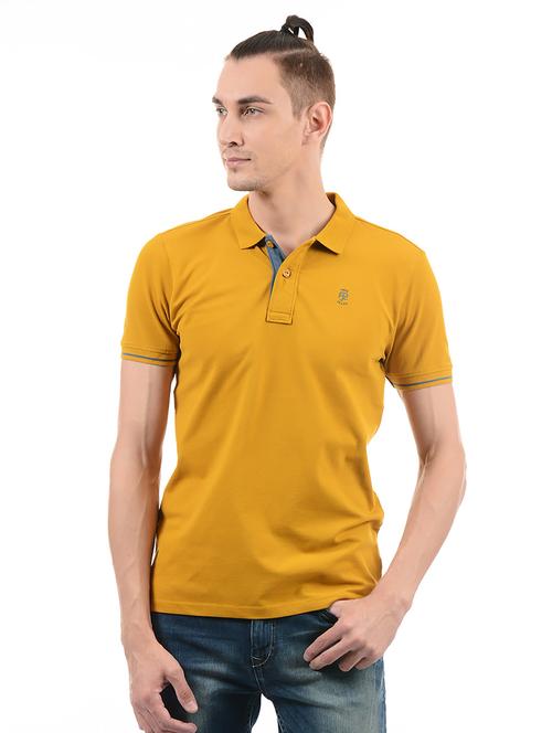 yellow cotton t-shirt - 14542181 - Very Small Image - 1