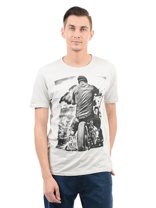 white cotton t-shirt - 14542194 - Standard Image - 1