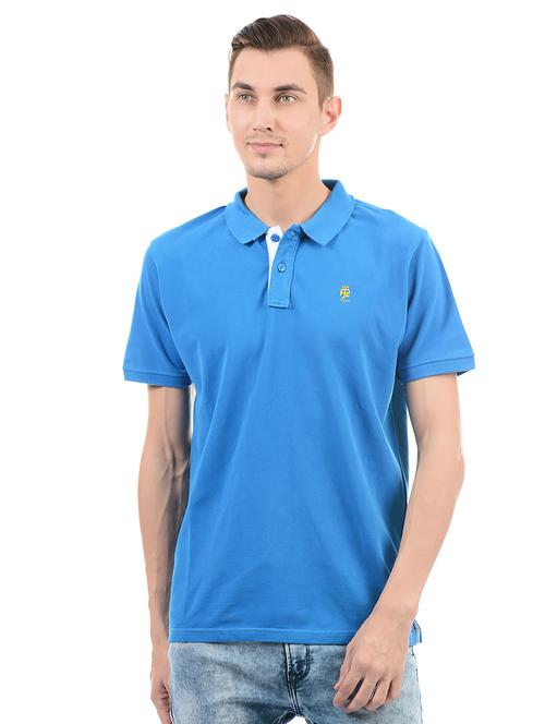 blue cotton t-shirt - 14542205 - Standard Image - 1