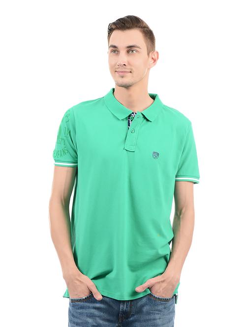 green cotton t-shirt - 14542208 - Standard Image - 1
