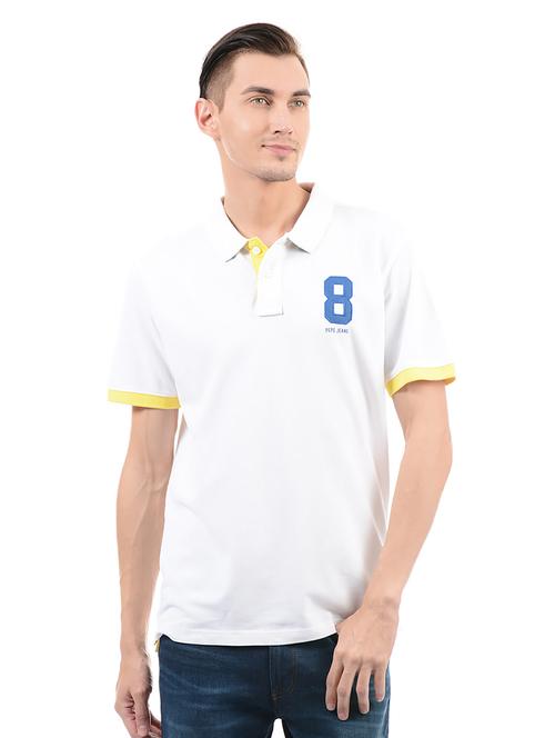 white cotton t-shirt - 14542236 - Standard Image - 1