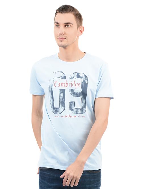 blue cotton t-shirt - 14542238 - Very Small Image - 1