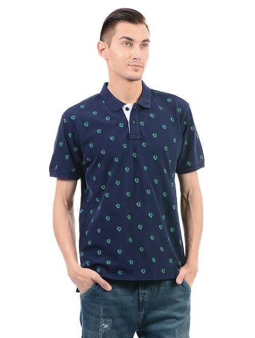 navy blue cotton t-shirt - 14542241 - Standard Image - 1