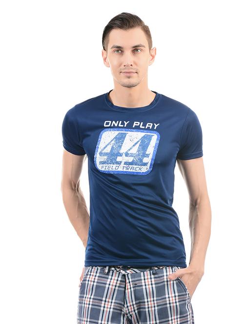 navy blue cotton t-shirt - 14542246 - Standard Image - 1