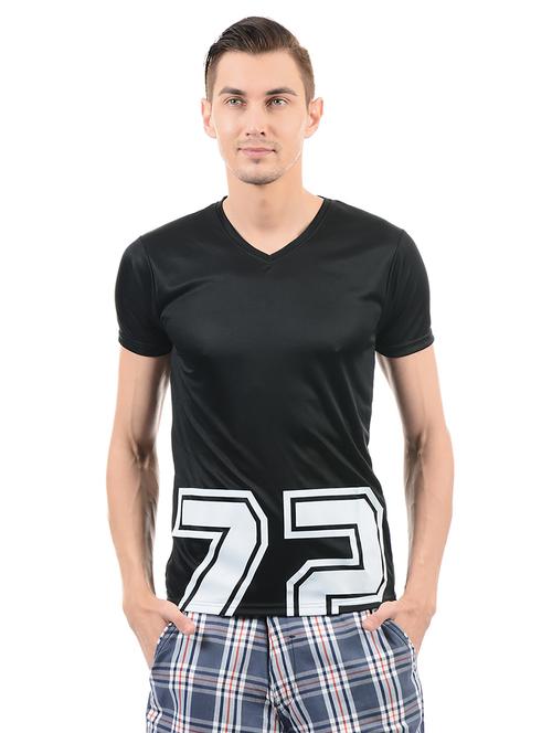 black cotton t-shirt - 14542247 - Very Small Image - 1