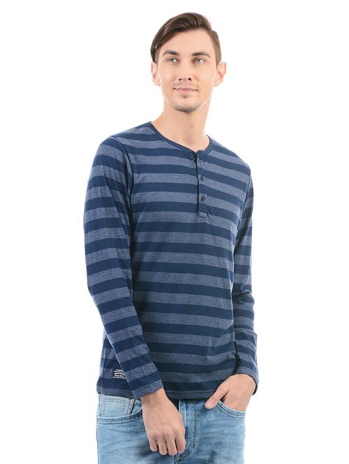 blue cotton t-shirt - 14542268 - Very Small Image - 1