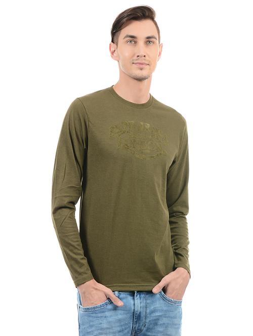 green cotton t-shirt - 14542271 - Very Small Image - 1