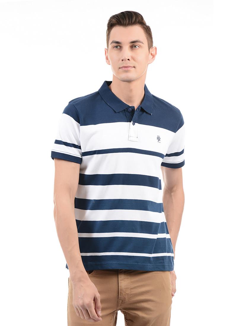 dark blue cotton t-shirt - 14542278 - Zoom Image - 1