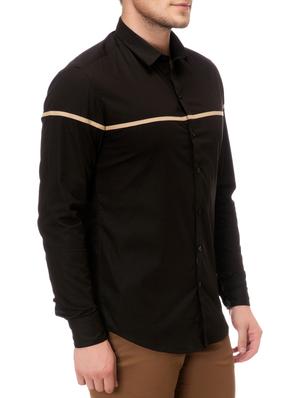 black taped casual shirt - 14542301 - Standard Image - 2