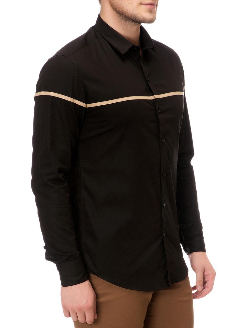 black taped casual shirt - 14542301 - Zoom Image - 2