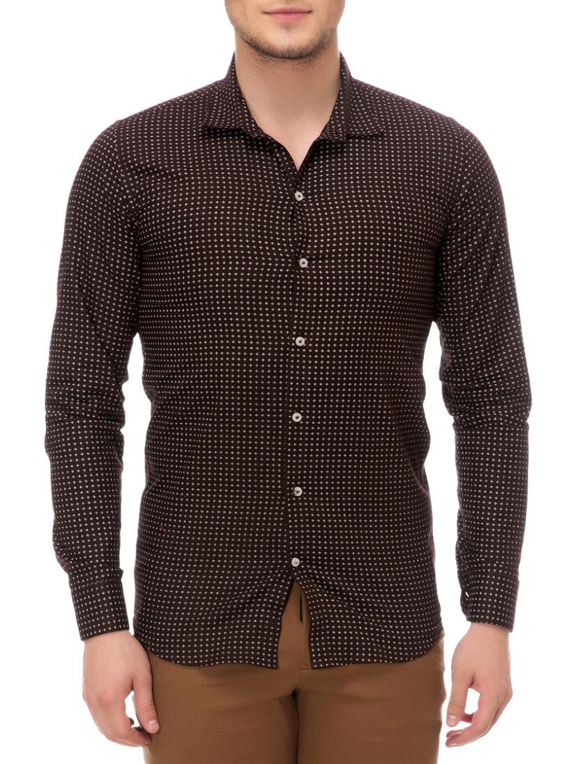 brown cotton casual shirt - 14542307 - Zoom Image - 1