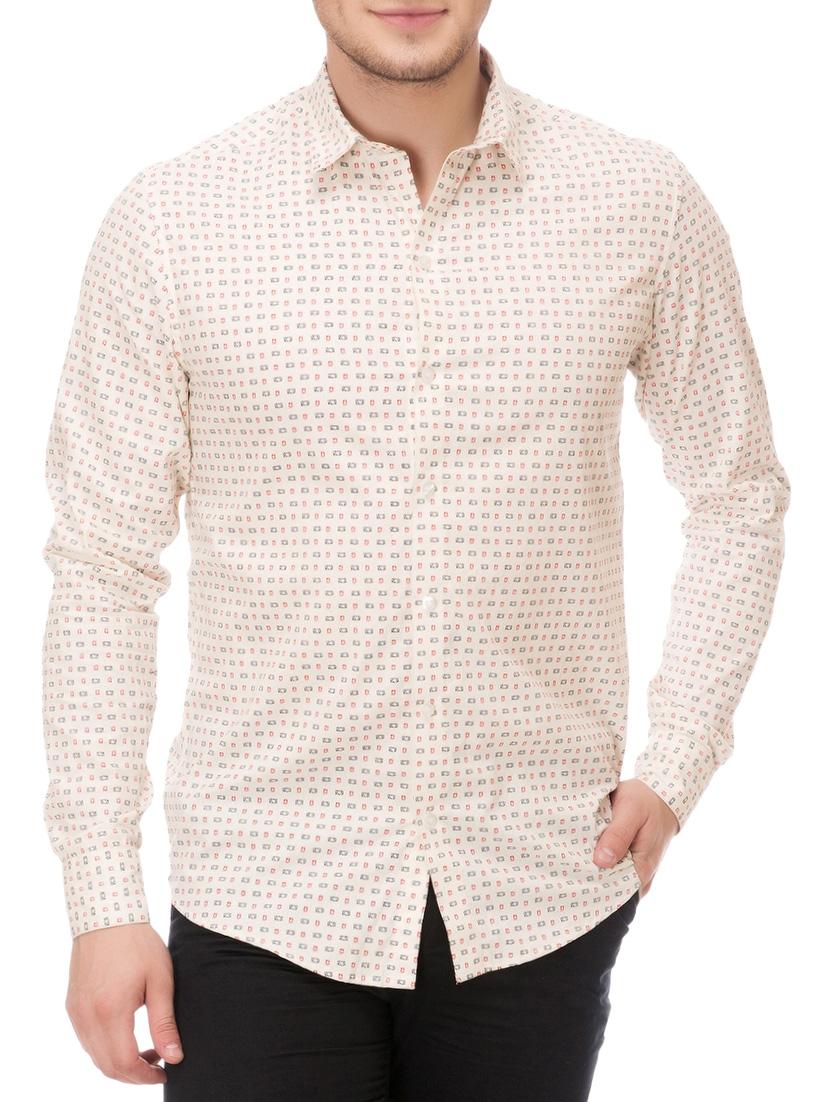 white cotton casual shirt - 14542323 - Zoom Image - 1