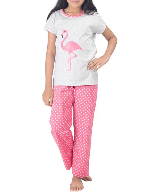 white cotton pyjama set - 14542332 - Standard Image - 1