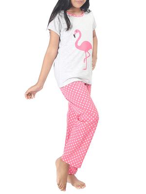 white cotton pyjama set - 14542332 - Standard Image - 2