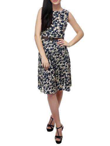 multi rayon aline dress - 14542390 - Very Small Image - 1