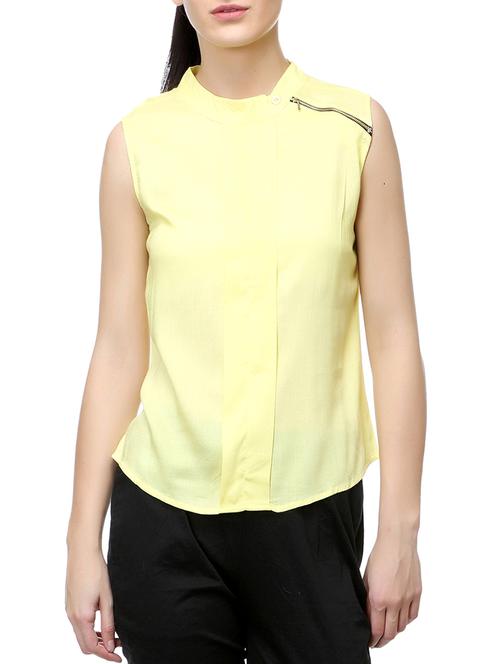 yellow solid top - 14542420 - Standard Image - 1