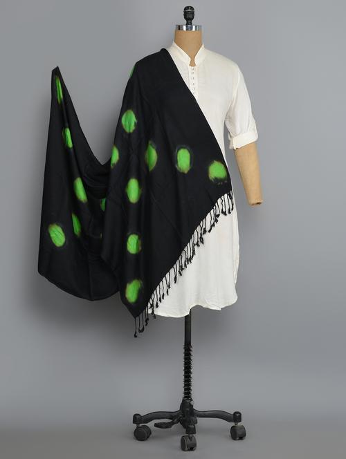 black viscose stole - 14542584 - Very Small Image - 1
