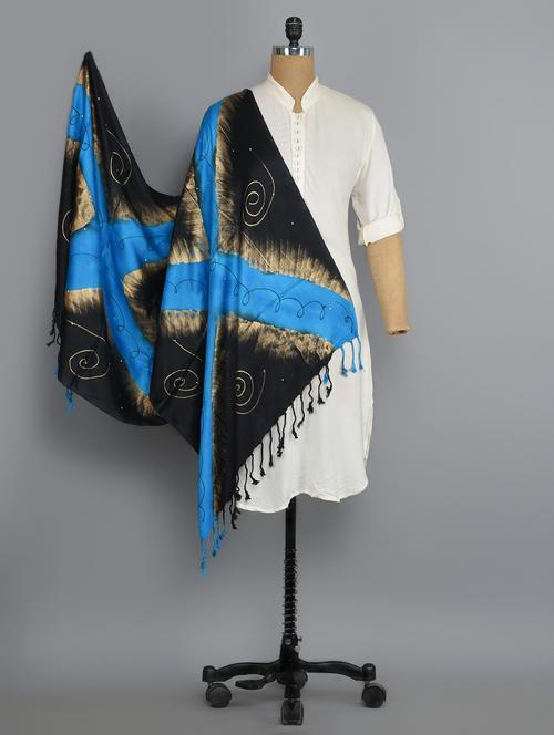 multi colored viscose stole - 14542587 - Very Small Image - 1