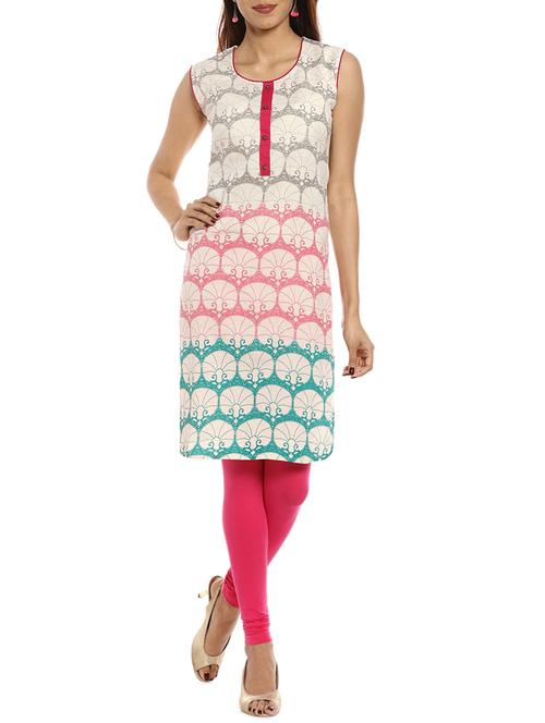 soch white cotton straight kurta - 14542611 - Very Small Image - 1