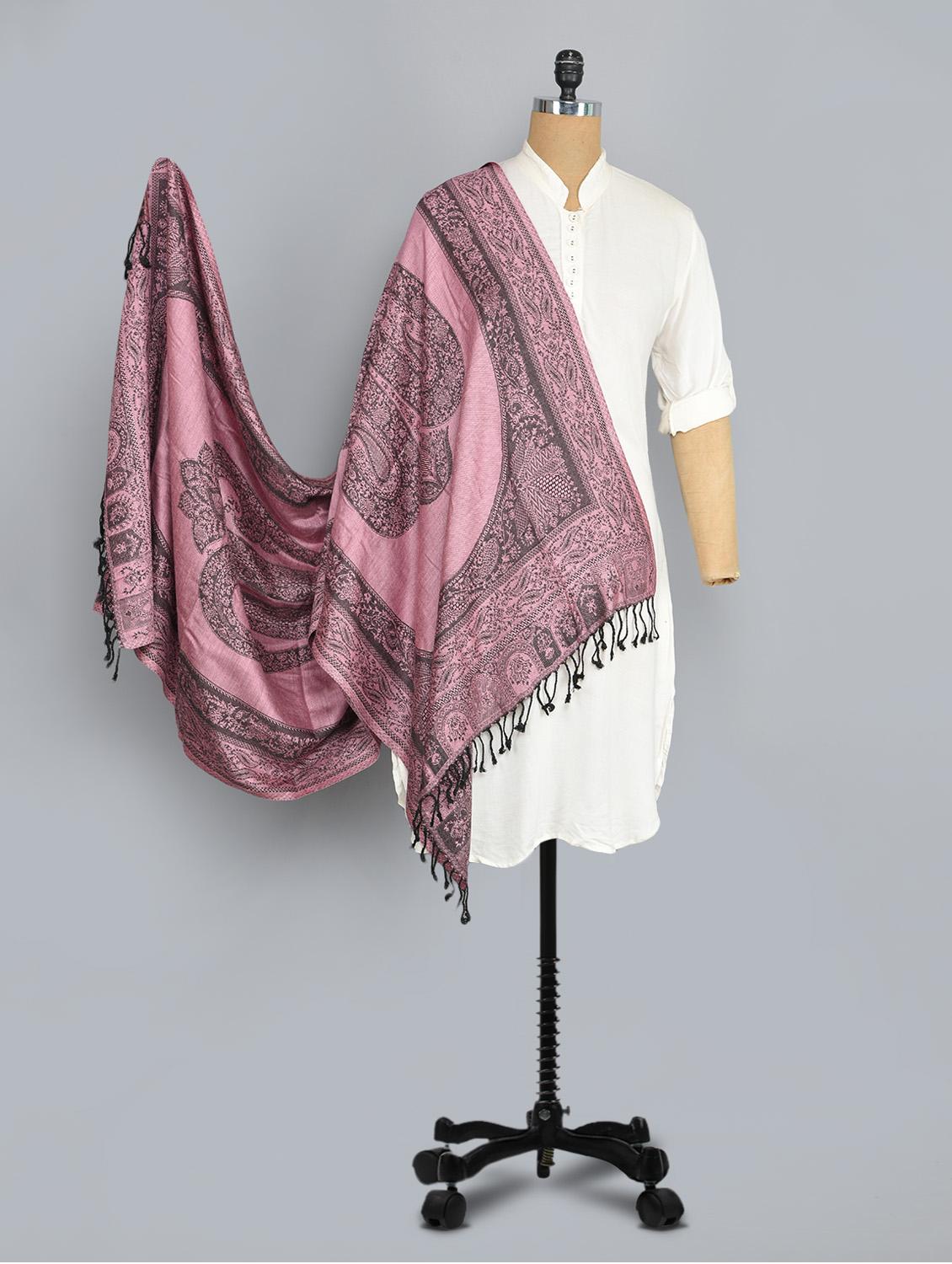 pink viscose shawl - 14542664 - Zoom Image - 1