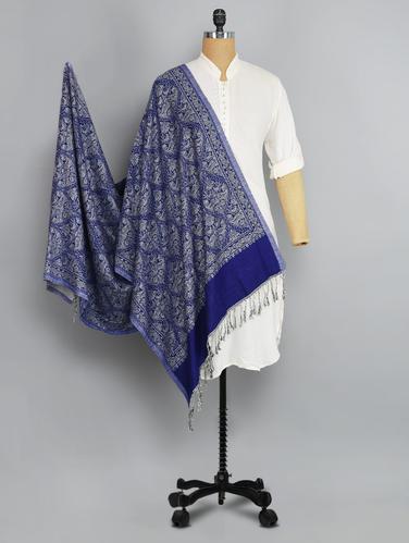 blue viscose shawl - 14542667 - Very Small Image - 1
