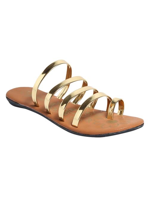 gold one toe sandal - 14542727 - Very Small Image - 1
