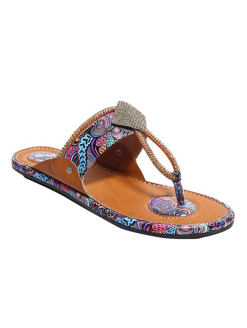 tan toe separator sandal - 14542731 - Very Small Image - 1